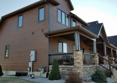 porch and siding